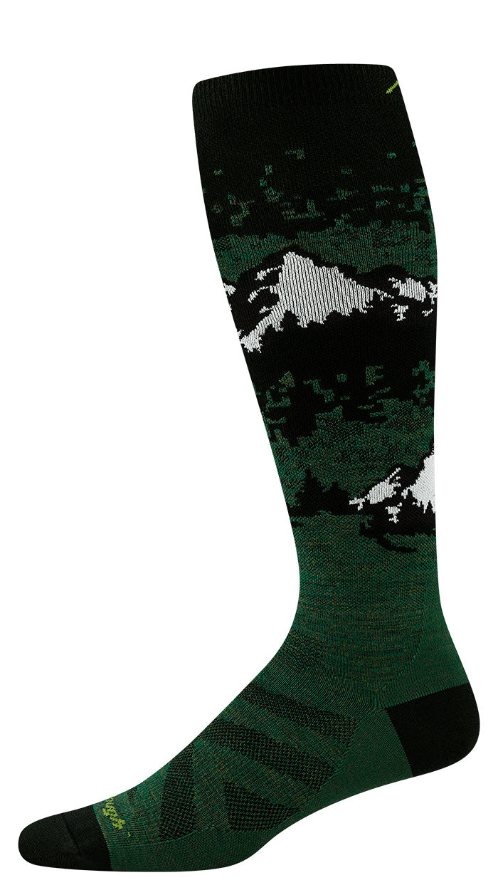 Darn Tough Cold Smoke OTC Lightweight Ski Socks - Moss