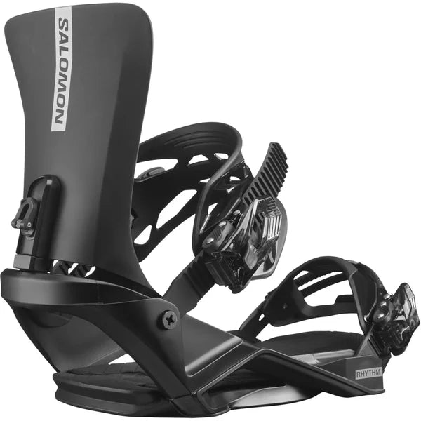 Salomon Rhythm Black Snowboard Bindings - 2025