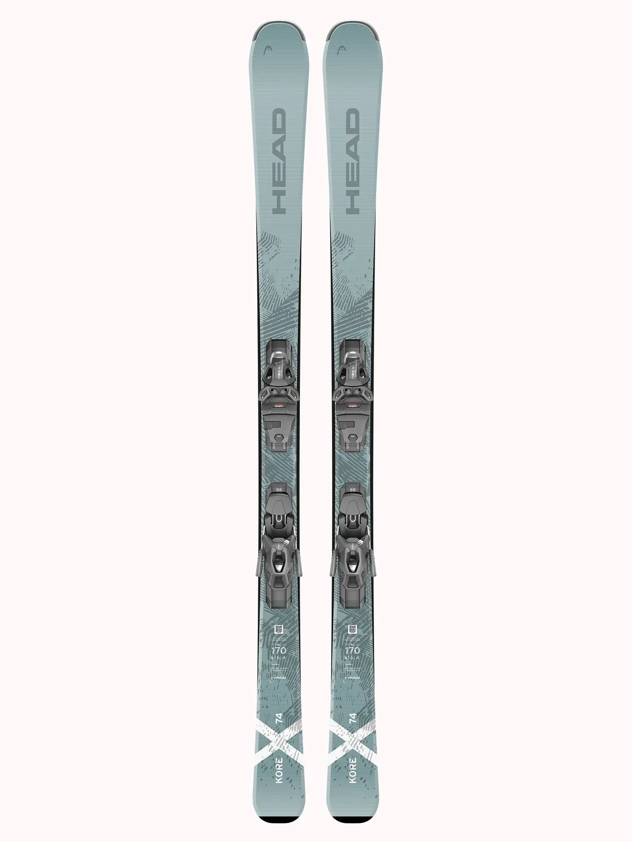 New 2025 Head Kore 74 Women's Ski w/ Head Pr 11  Demo Bindings - 156CM