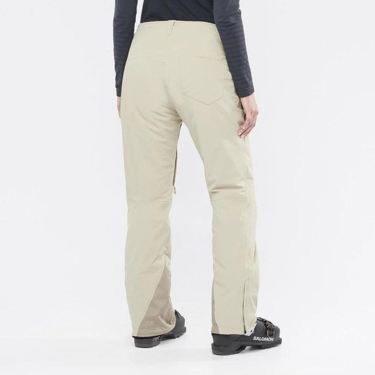 Solomon Brilliant Pant Womens Ski Pant (2024) - Plaza Taupe