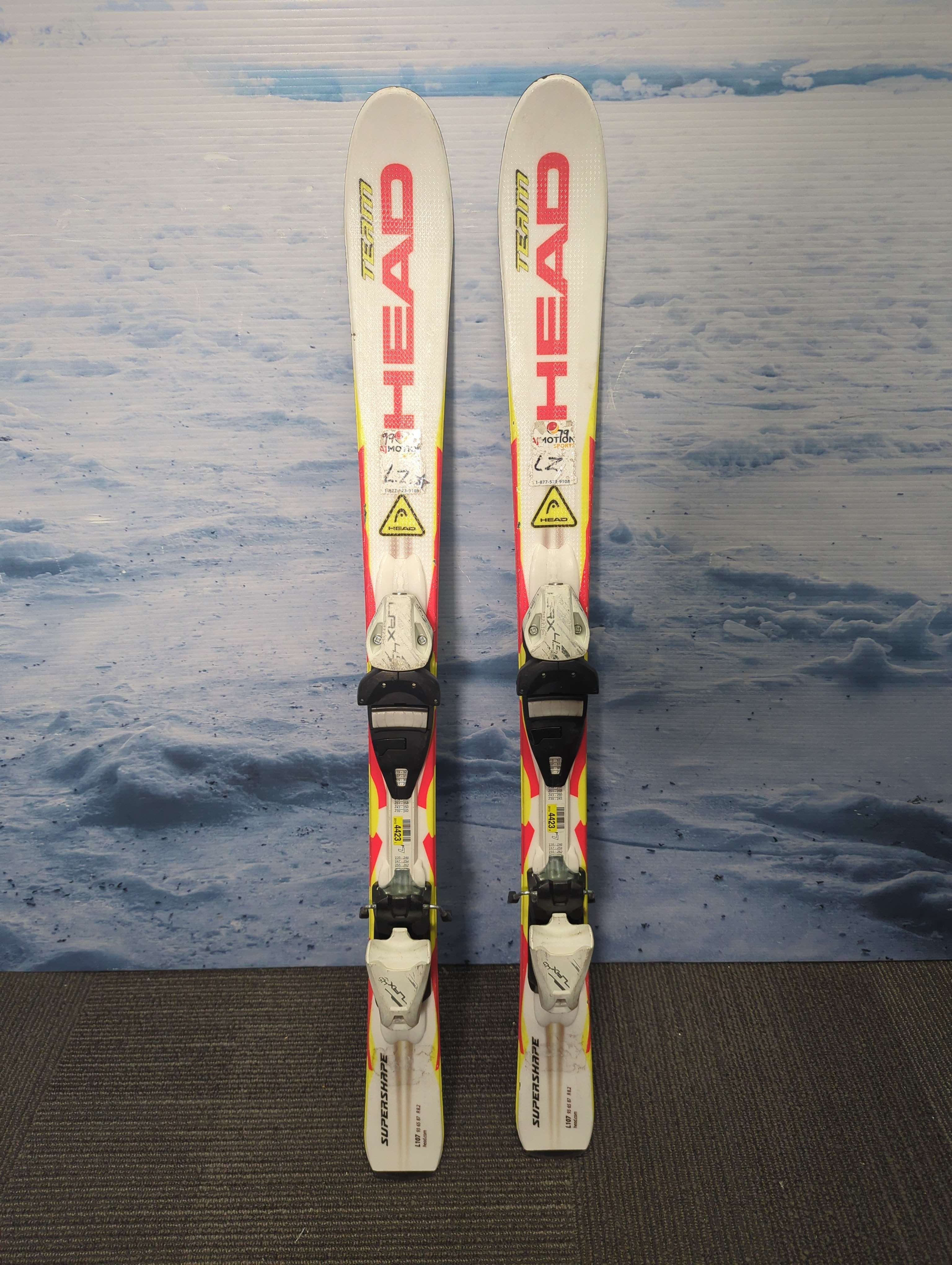 Used Head Team Supershape w/ Demo Bindings - 107 CM