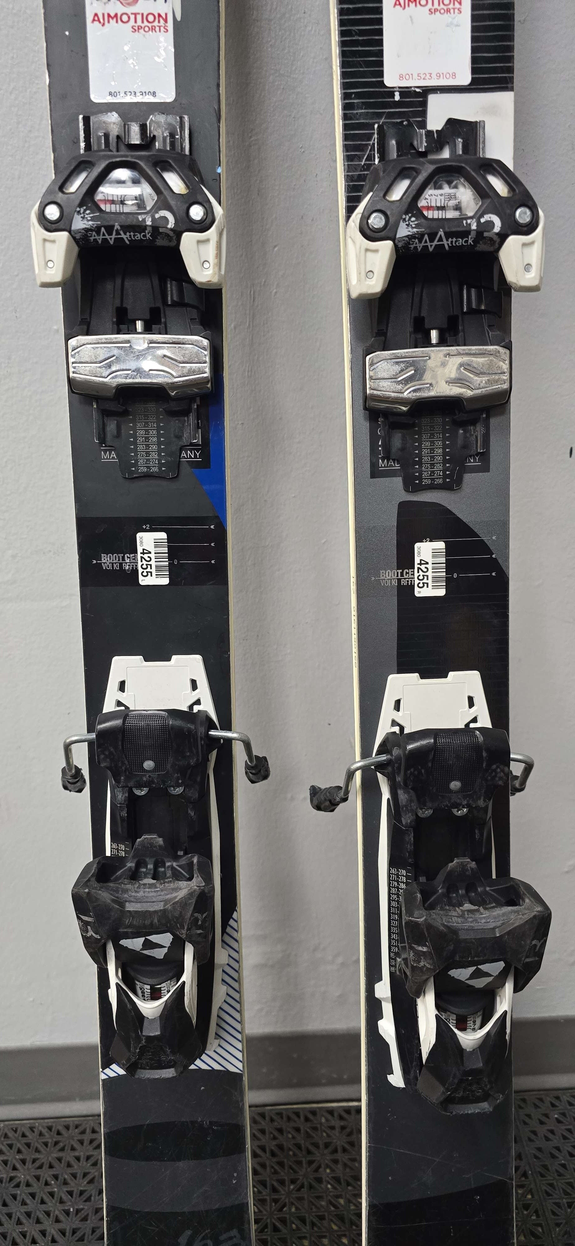 Used Volkl Kendo88 163cm Skis w/ Tyrolia Attack 13 Demo Bindings