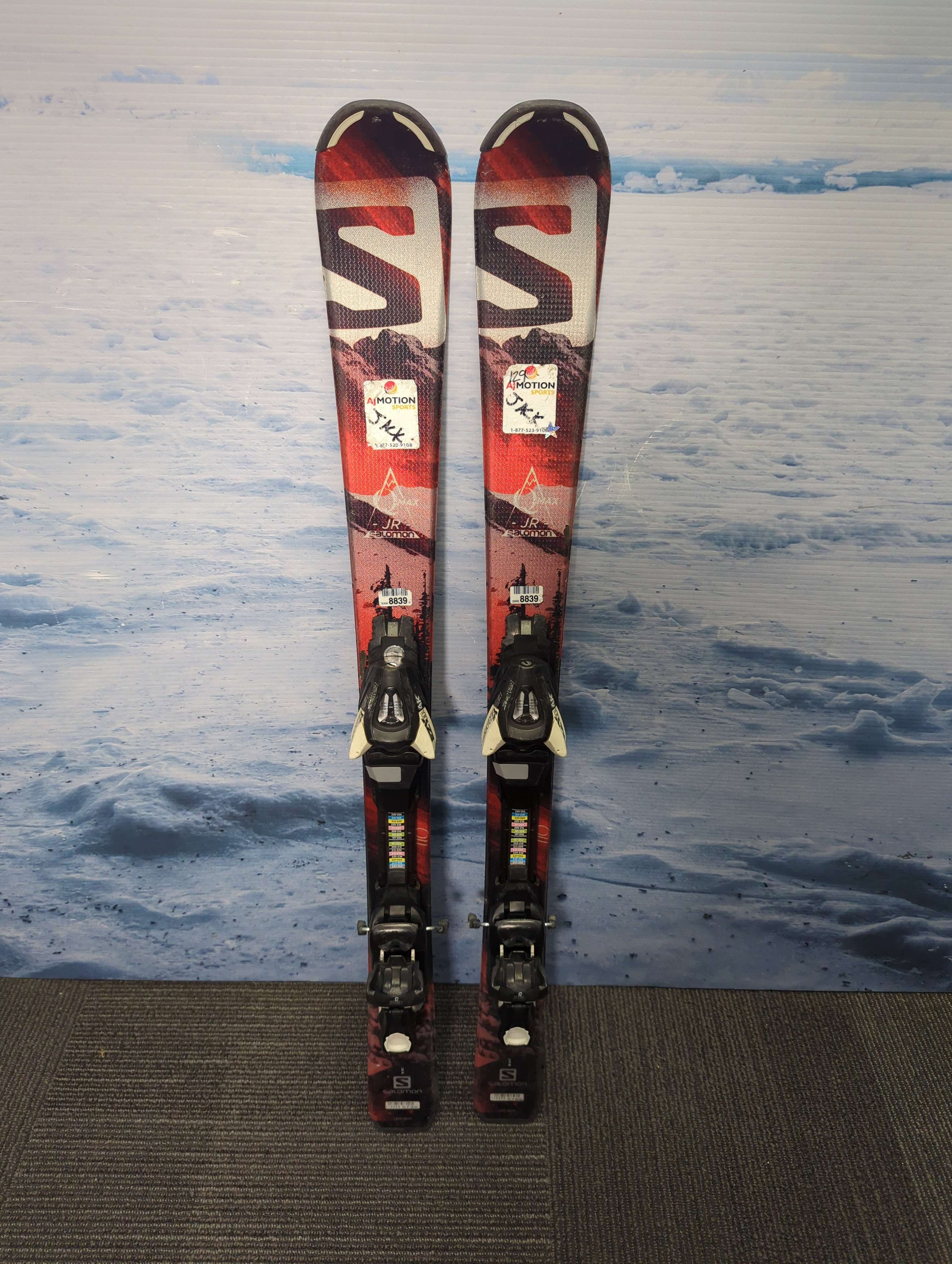 Used Salomon Q Max JR Skis - 110 CM