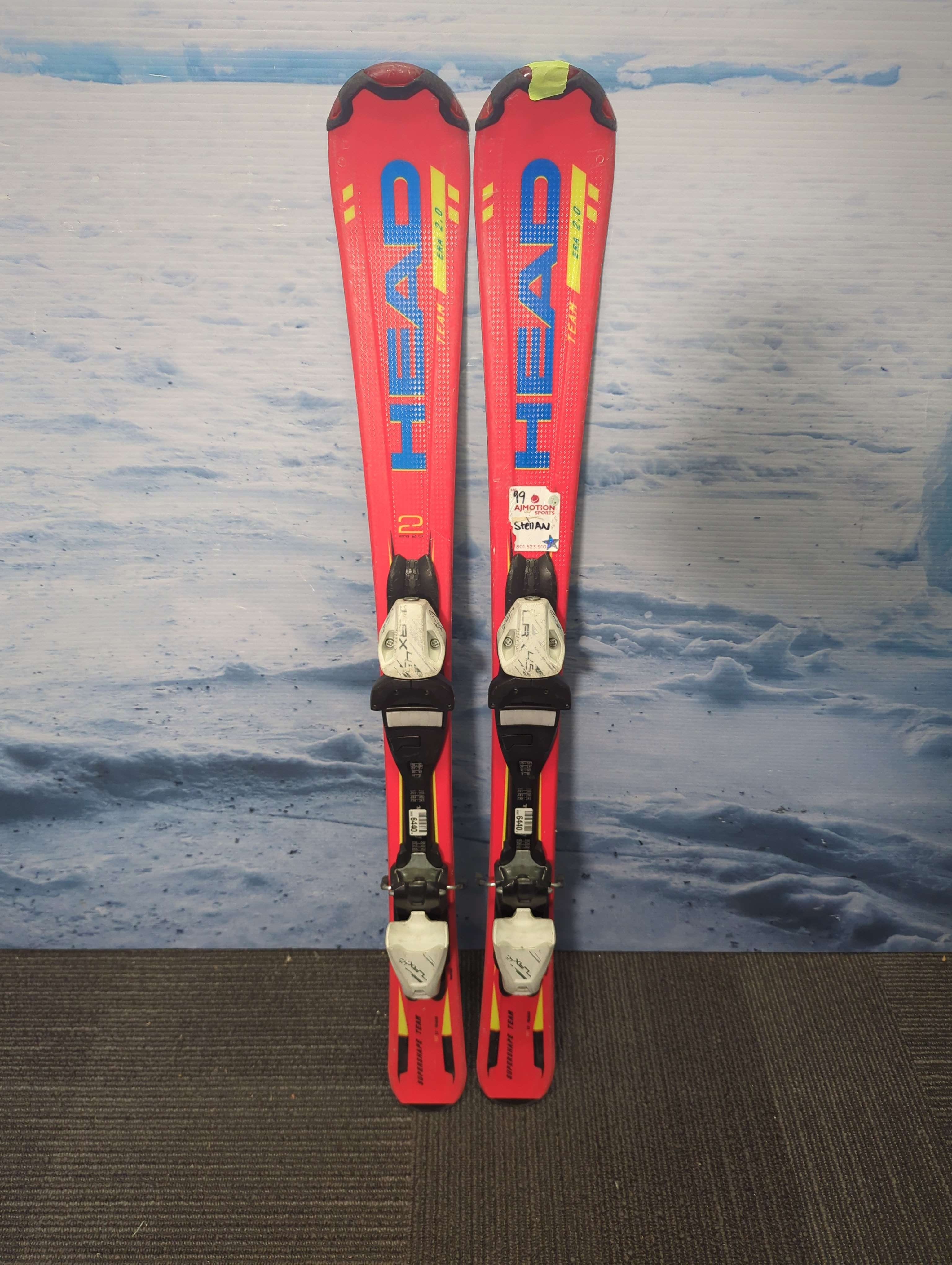 Used Head Team Supershape w/ Demo Bindings - 107 CM