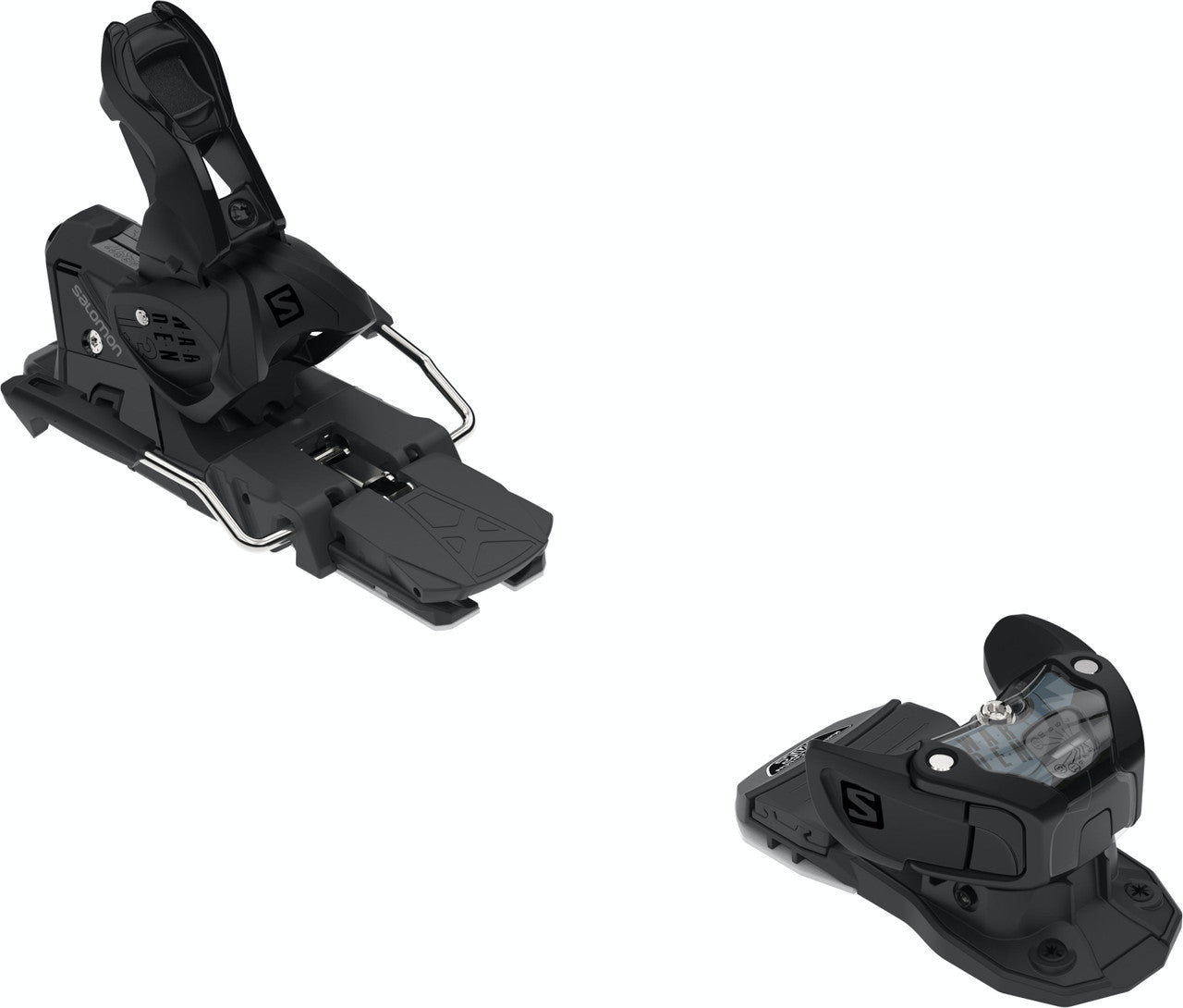 New 2023 Salomon Warden MNC Black Ski Binding - C115 Breaks
