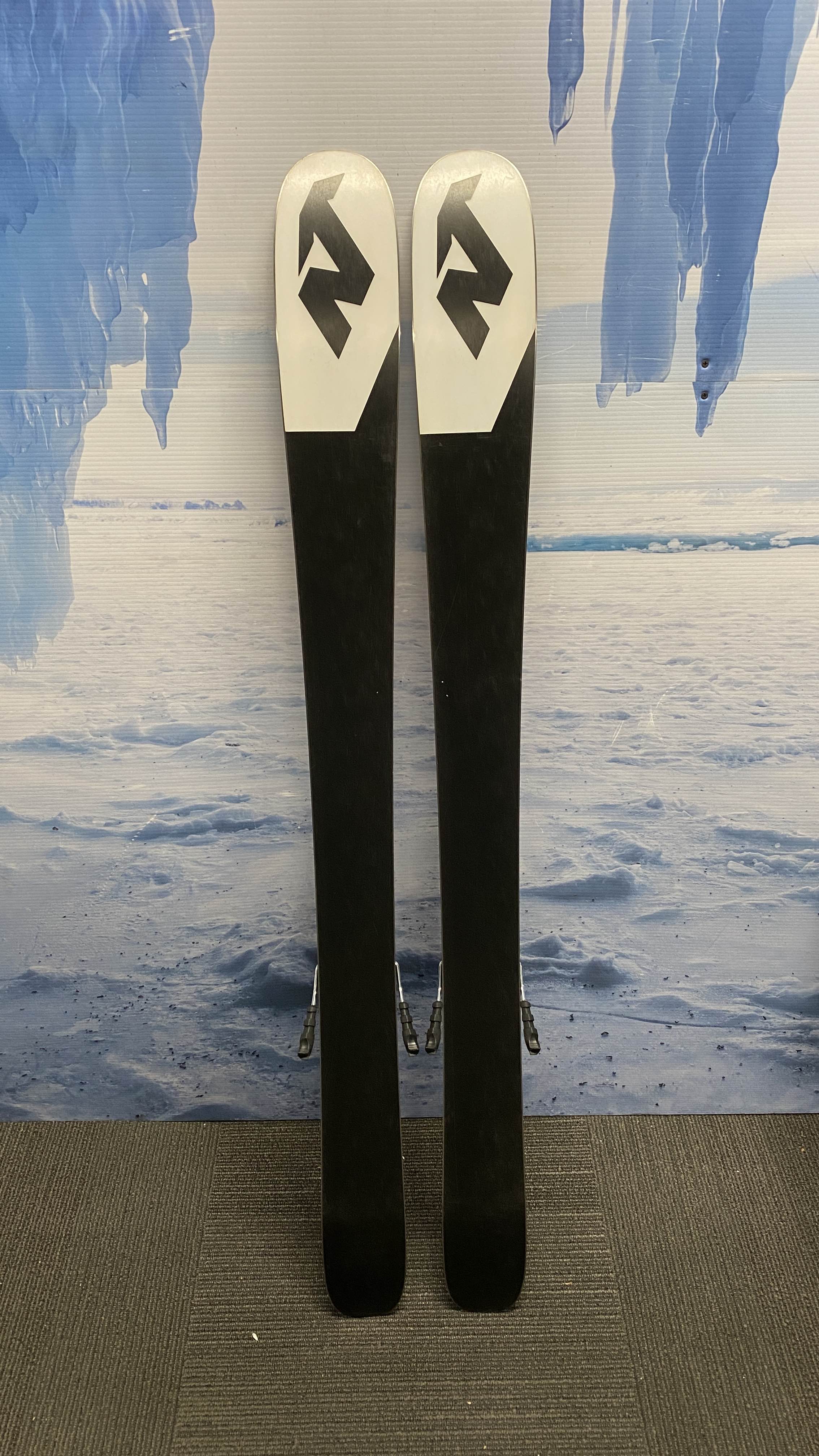 Used Nordica Santa Ana 98 151cm w/ Tyrolia Attack 11 Adjustable Bindings