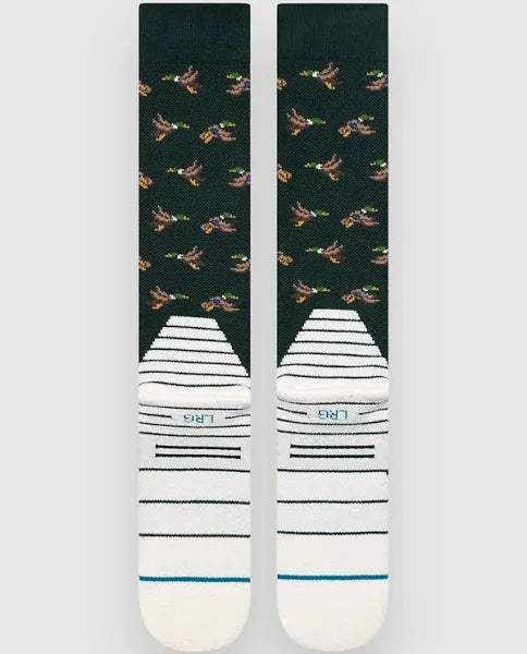STANCE Huntin Mid Poly Snow Socks - Pine