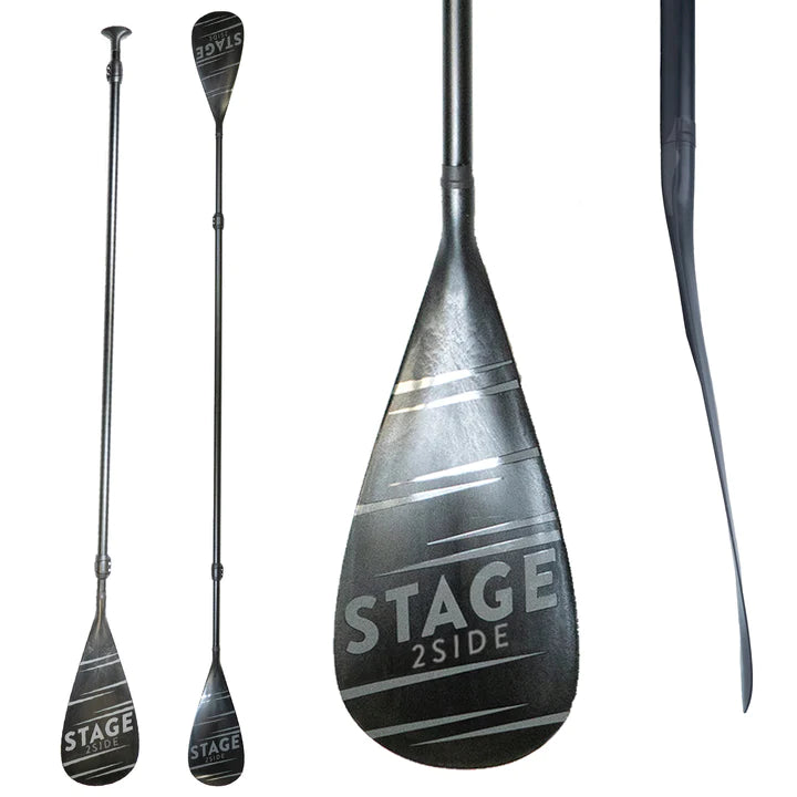 STAGE 2SIDE Double-Sided Paddleboard Paddle - Aluminum w/ PP+F Blades - SUP Paddle