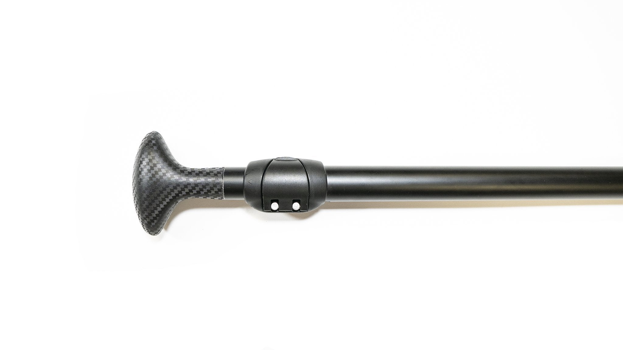 Lightweight Aluminum Shaft Durable PP+Fiber Blades (a blend of polypropylene and fiberglass) Double Paddle Adjusts between 112"  to 156" to fit paddlers 5'2 to 6'3 Double Paddle Weighs 3 lbs. 12 oz. Single Paddle adjusts from 75" to over 90" in length! Single Paddle Weighs 2 lbs. 9 oz. Make paddling upstream or into wind easy.