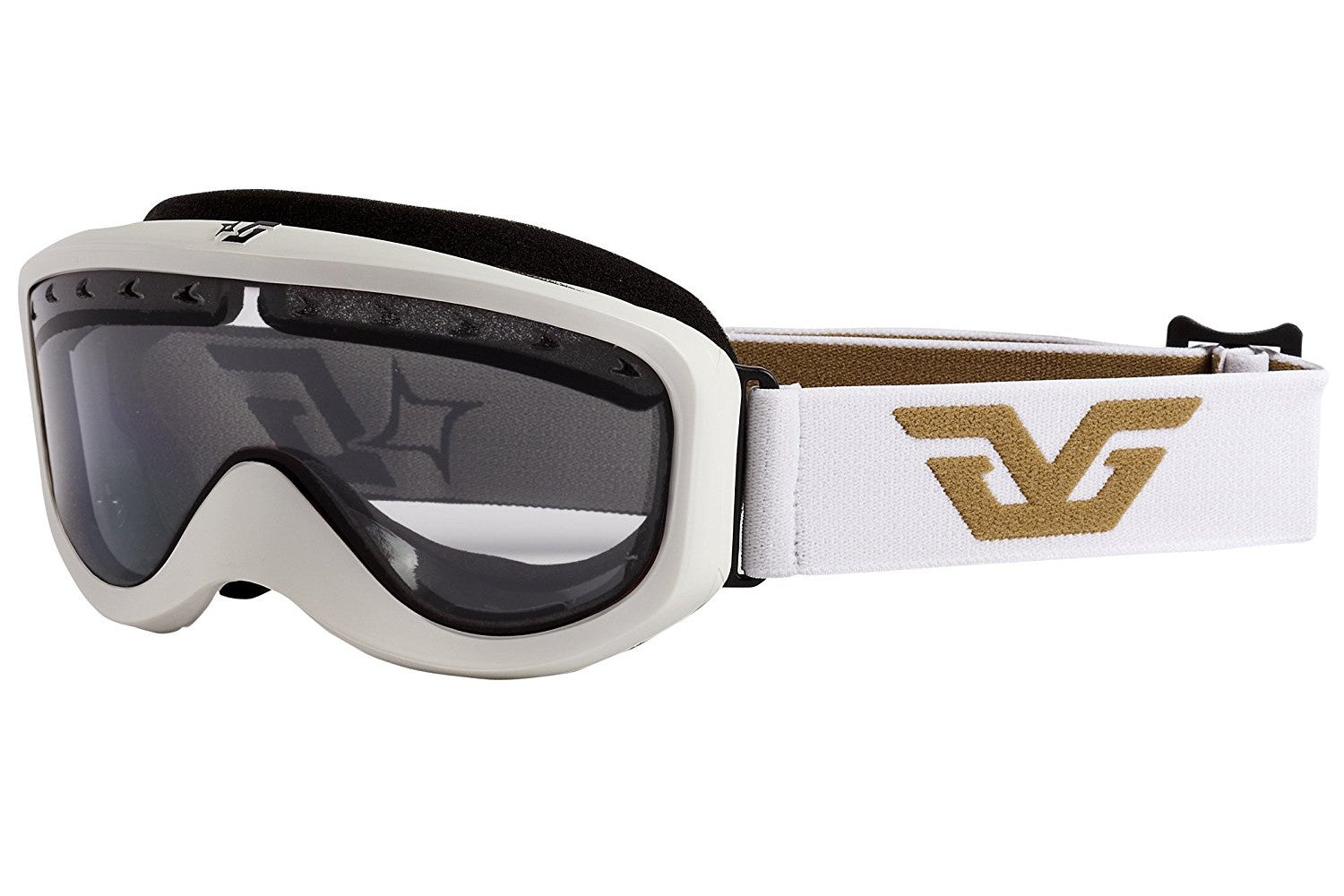 Gordini Ultra Vision Jr - Youth OTG Goggle - White Frame / Smoke Lens