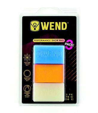 WEND NF Performance Cold/Warm/Universal Ski Wax (3-Pack)