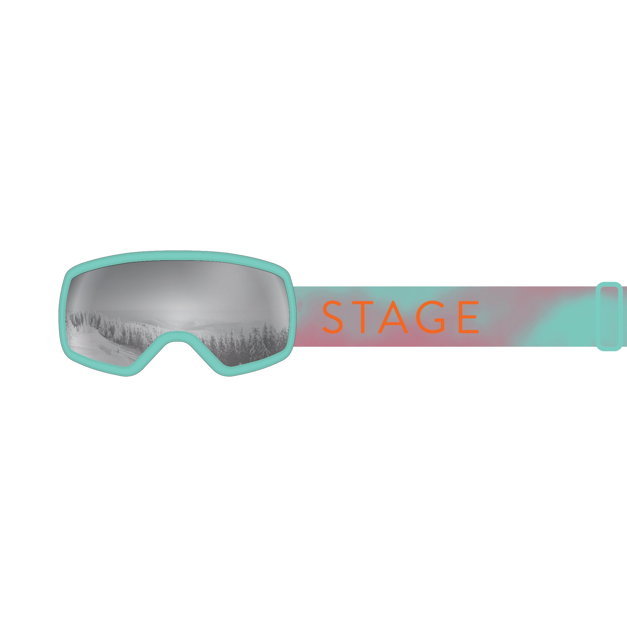 STAGE 8Track Teens Ski Goggle - Youth Ski & Snowboard Goggle (Ages 9-13)