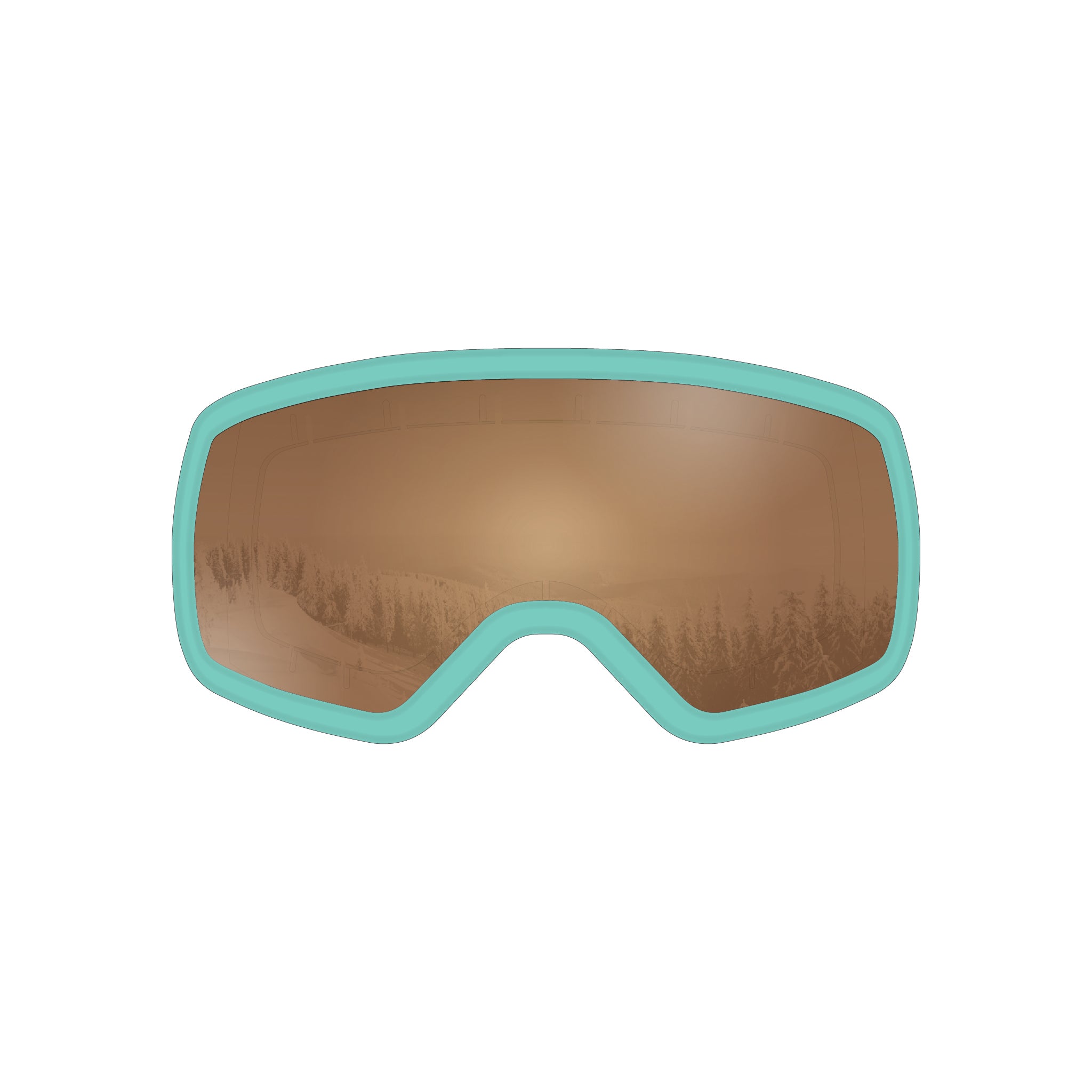 STAGE 8Track Teens Ski Goggle - Youth Ski & Snowboard Goggle (Ages 9-13)