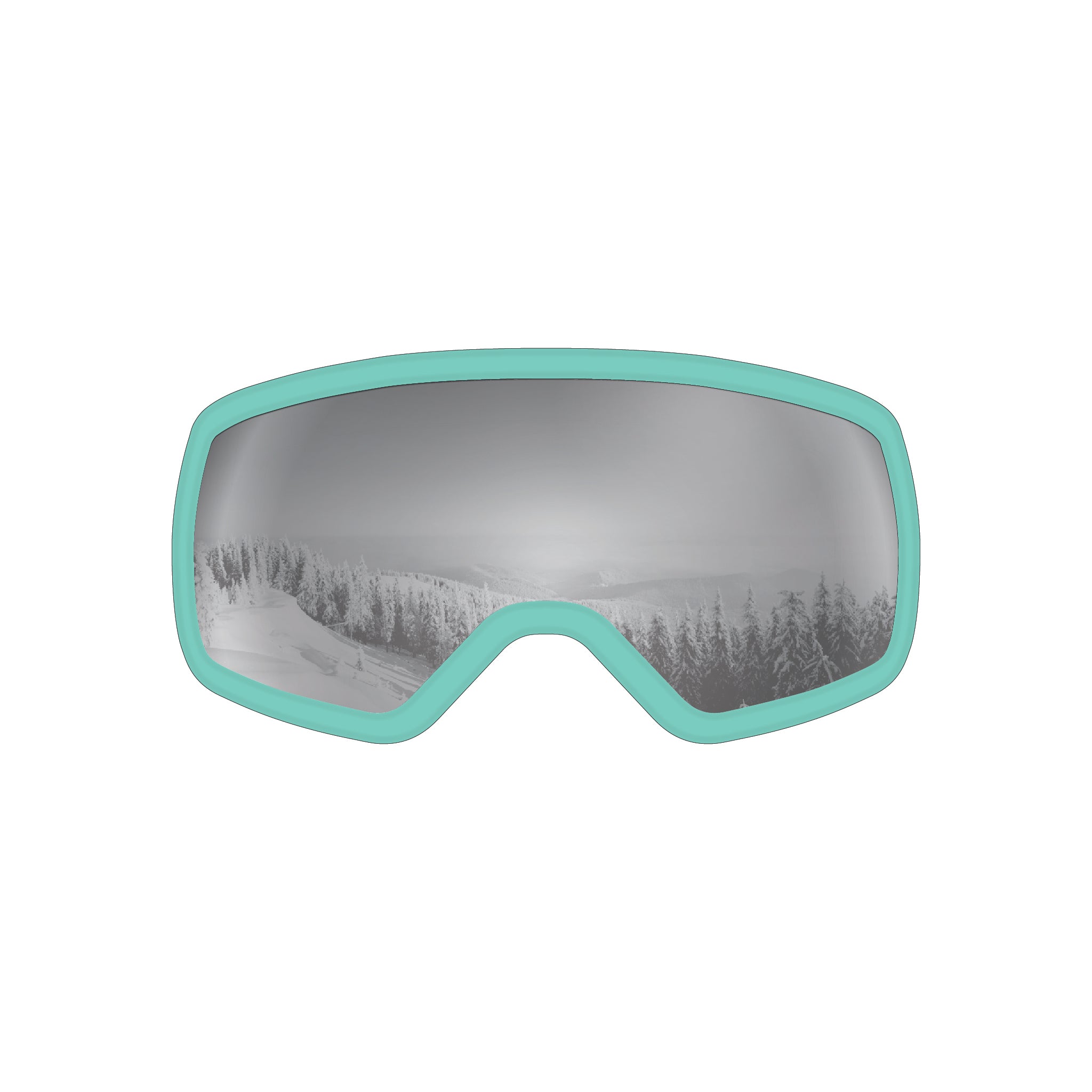 STAGE 8Track Teens Ski Goggle - Youth Ski & Snowboard Goggle (Ages 9-13)