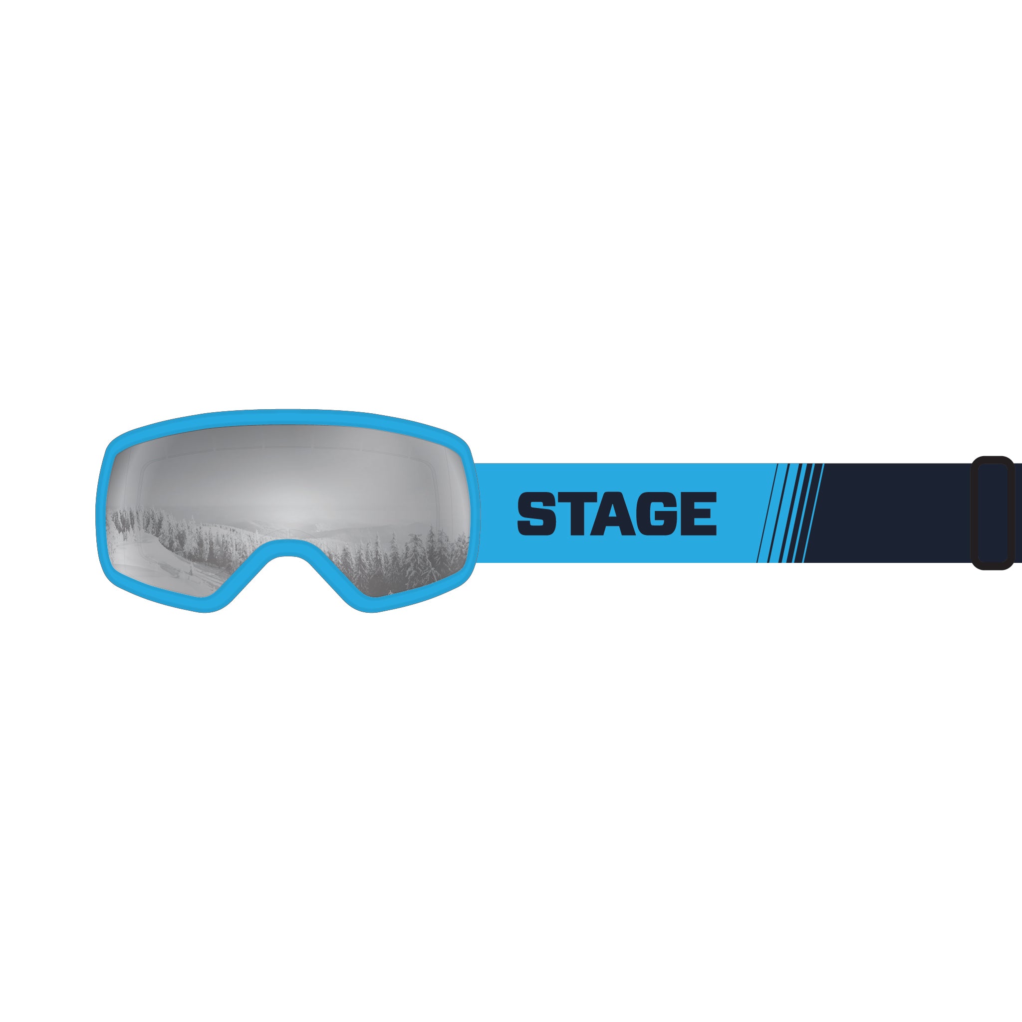 STAGE 8Track Teens Ski Goggle - Youth Ski & Snowboard Goggle (Ages 9-13)