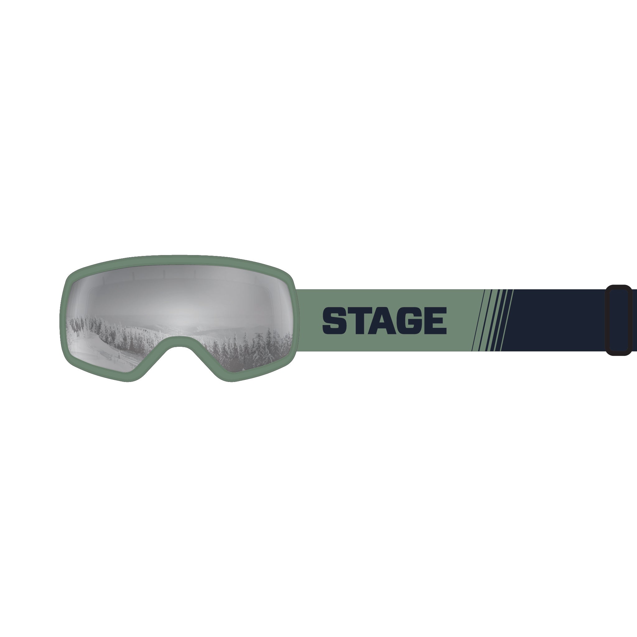 STAGE 8Track Teens Ski Goggle - Youth Ski & Snowboard Goggle (Ages 9-13)