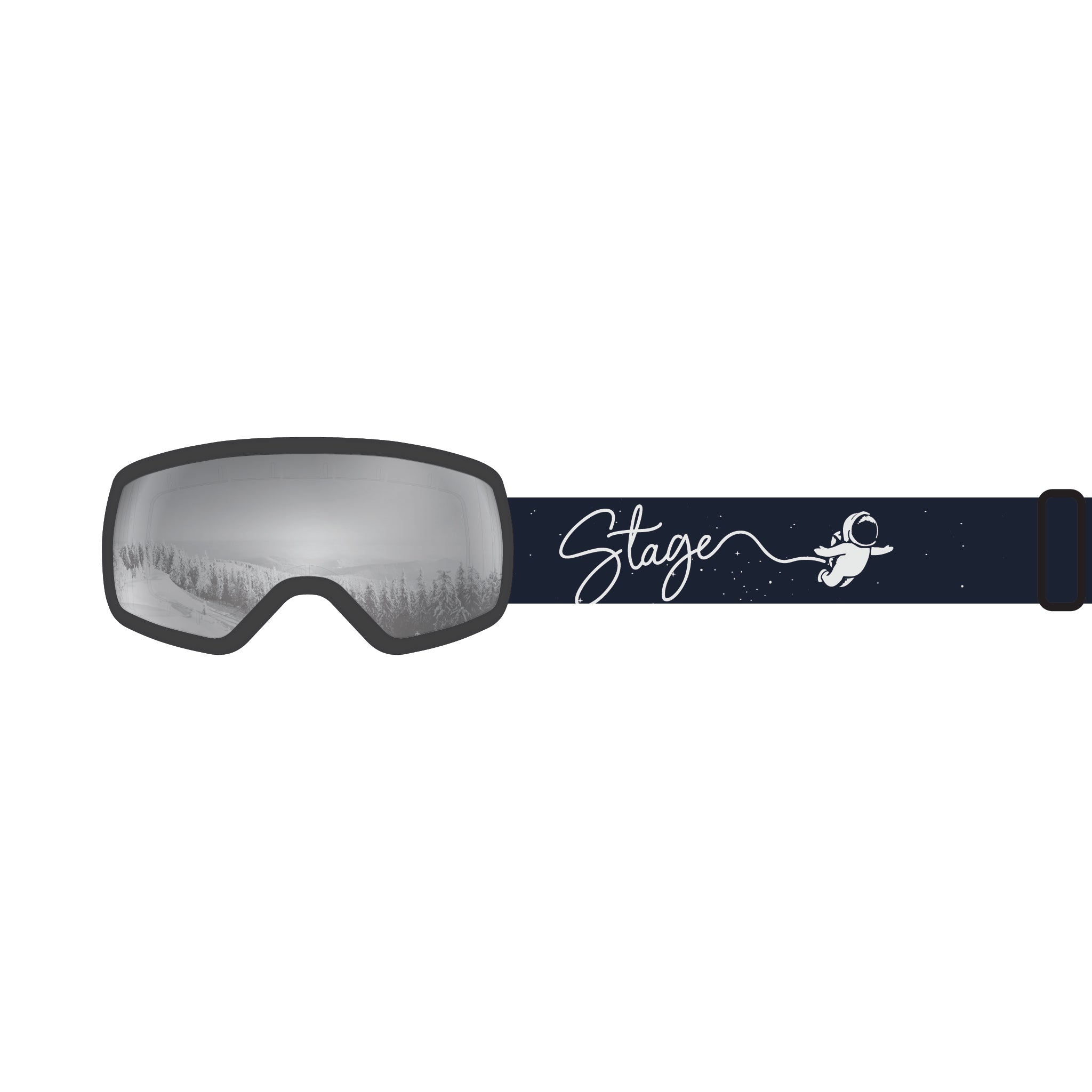 STAGE 8Track Teens Ski Goggle - Youth Ski & Snowboard Goggle (Ages 9-13)