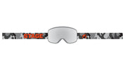 UV400 Protection Blocks  UVA and UVB rays to protect your eyes. Triple Layer Foam Three layers of foam with fleece for pillow soft comfort. Anti-Fog Permanent anti-fog coating. Silicone Backed Strap Silicone backed Extra-Wide 45mm Strap keeps these goggles from sliding off your helmet. Helmet Compatible Designed with helmets in mind, these goggles will fit great and have plenty of strap length to avoid an over-snug fit. VLT Rating smoke w/ mirror chrome lens 16%