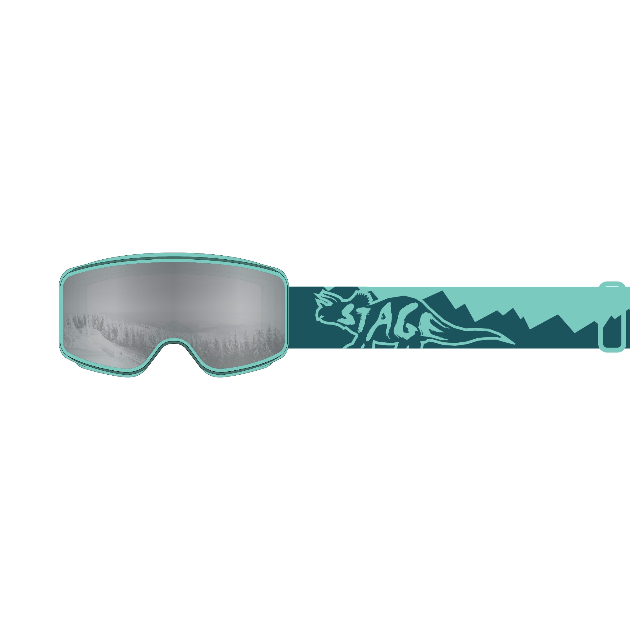 STAGE Cub Kid's Ski Goggle - Youth Ski & Snowboard Goggle (Ages 3-6)