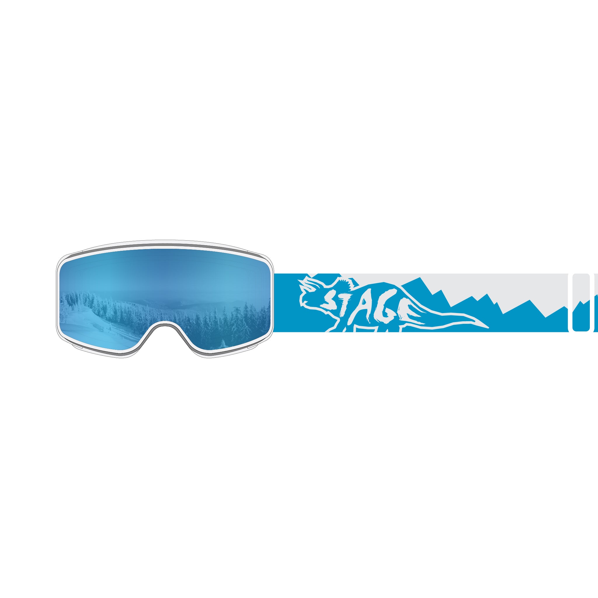 STAGE Cub Kid's Ski Goggle - Youth Ski & Snowboard Goggle (Ages 3-6)