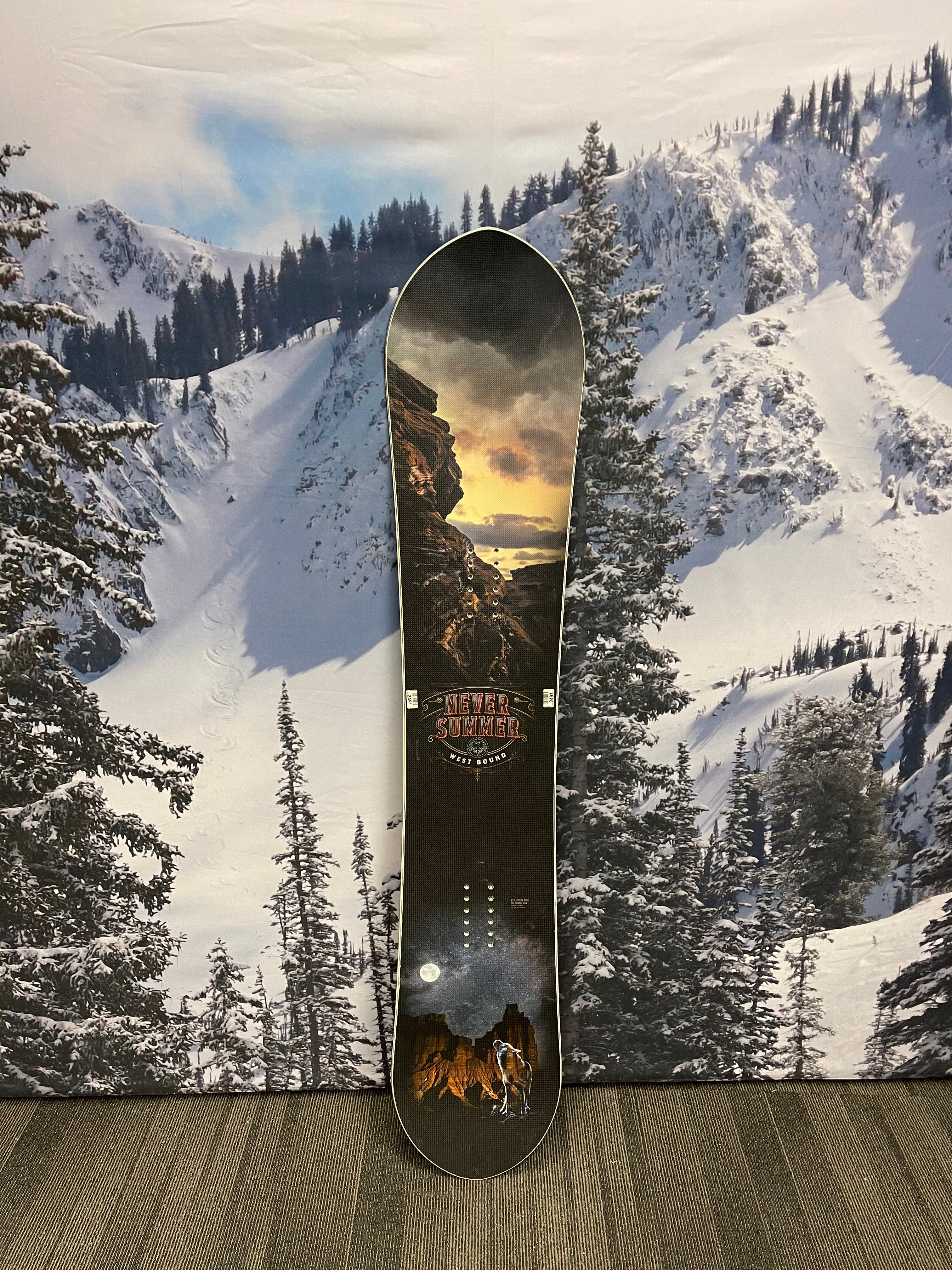 USED Never Summer West Bound 153cm - 19/20 All-Mountain Snowboard