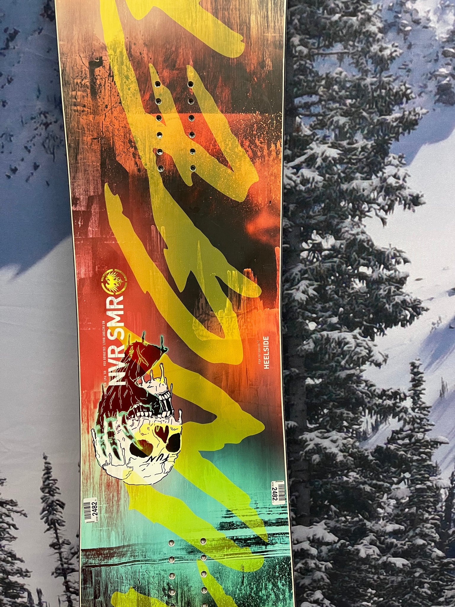 USED Never Summer FunSlinger X 157cm - 19/20 Wide All-Mountain Snowboard
