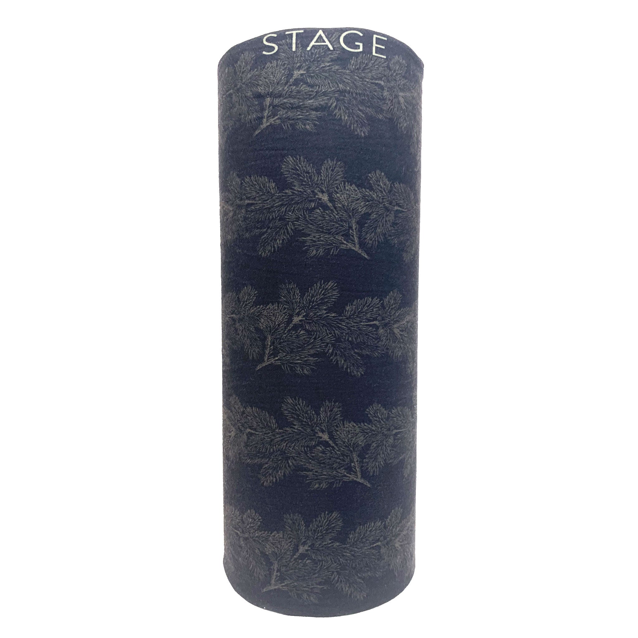 STAGE Jr Face Tube - Floral Black - Fleece - Jr Large (7-14)