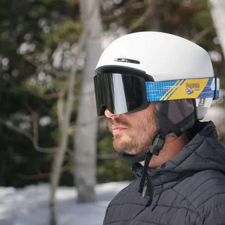 STAGE Frameless Prop Ski Goggle w/ Mirror Chrome Smoke Lens