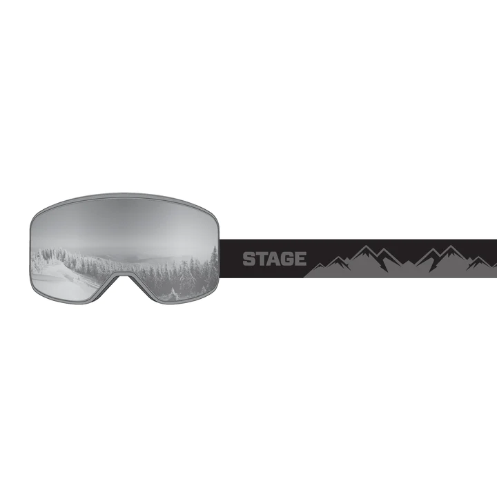 STAGE Prop Goggle - Grey Frame / Mirror Chrome Lens