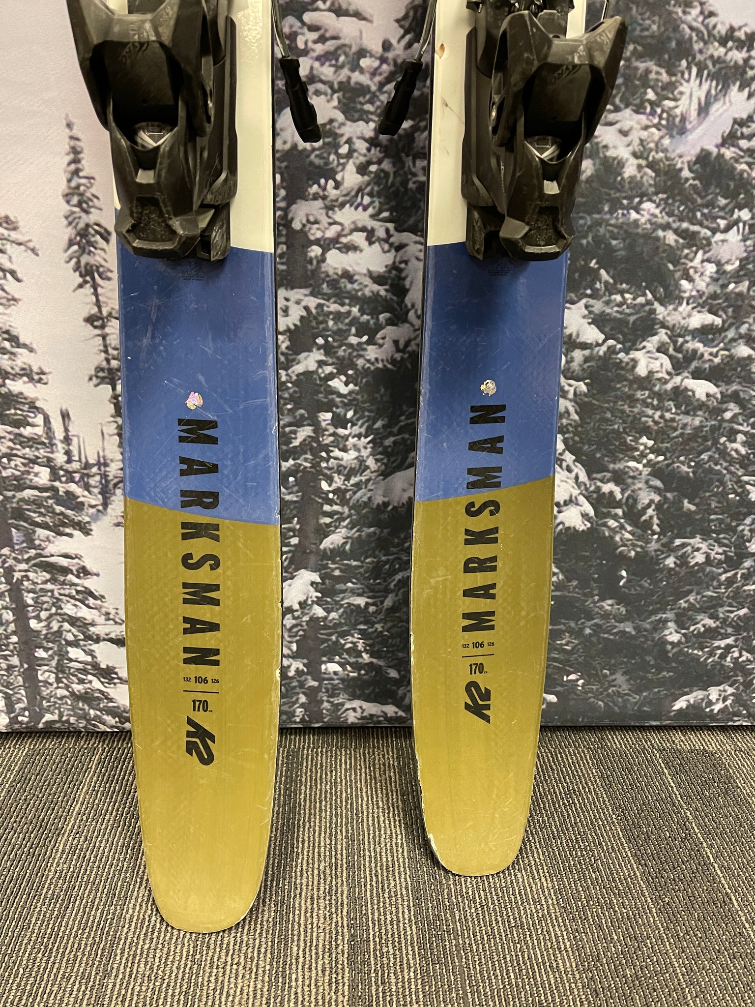 USED K2 Marksman 170cm w/ Tyrolia Attack 13 binding - 2020 Ski