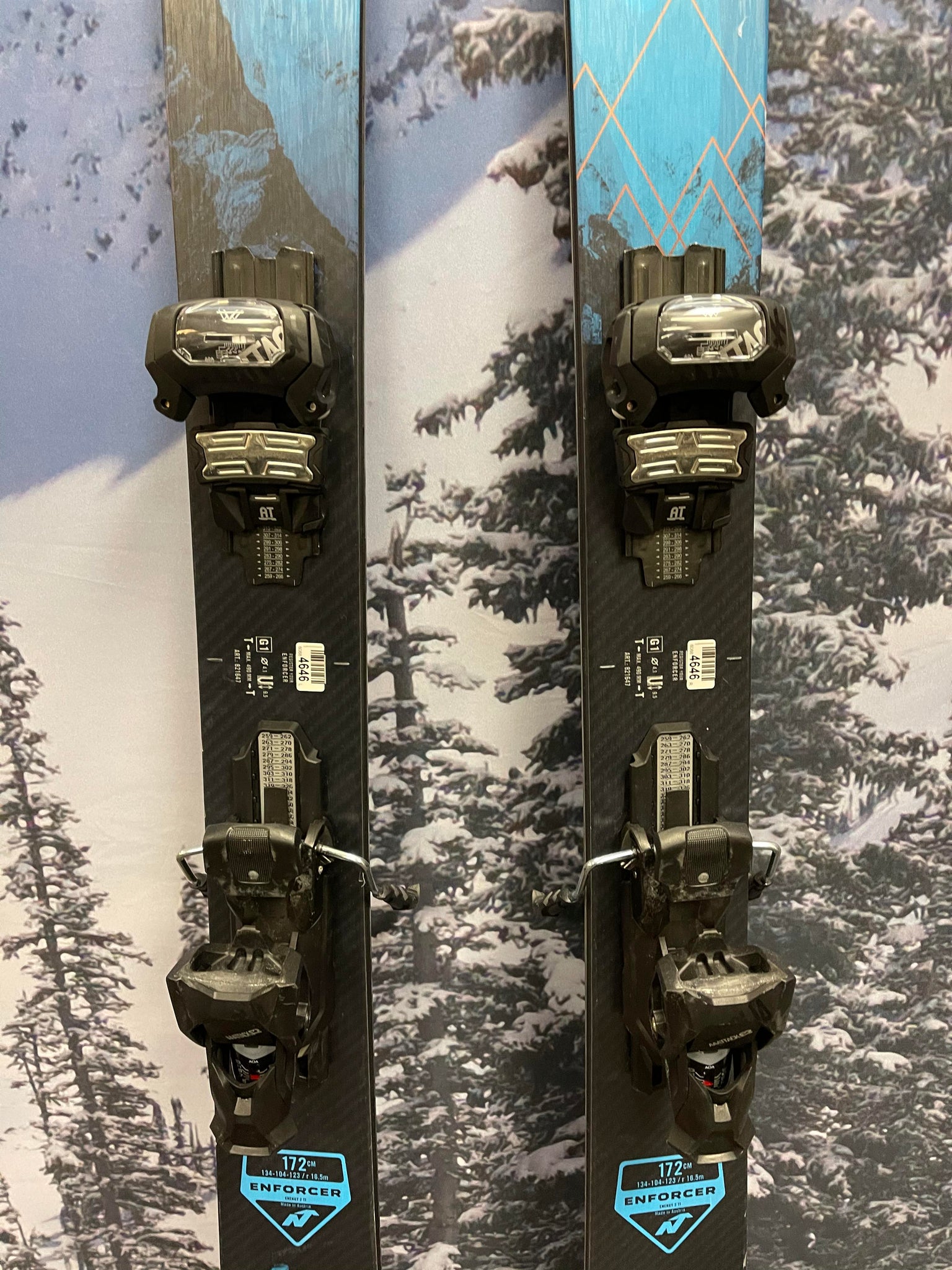 USED Nordica Enforcer 104 Free 172cm w/ Attack 13 Binding - Ski - 2021
