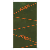 100% polyester microfiber. Moister Wicking One size fits most. Protection from sun.  Protection from Harsh Winds. Quick drying.  Weighs 1.1 ounce. Machine washable.