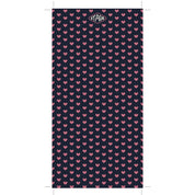 100% polyester microfiber. Moister Wicking One size fits most. Protection from sun.  Protection from Harsh Winds. Quick drying.  Weighs 1.1 ounce. Machine washable.