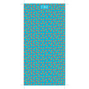 100% polyester microfiber. Moister Wicking One size fits most. Protection from sun.  Protection from Harsh Winds. Quick drying.  Weighs 1.1 ounce. Machine washable.