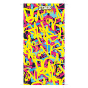 100% polyester microfiber. Moister Wicking One size fits most. Protection from sun.  Protection from Harsh Winds. Quick drying.  Weighs 1.1 ounce. Machine washable.