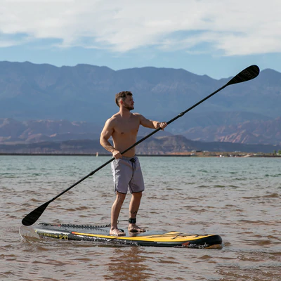 STAGE 2SIDE Double-Sided Paddleboard Paddle - Aluminum w/ PP+F Blades - SUP Paddle