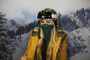 100% polyester microfiber. 100% seamless. One size fits most. Protection against the sun.  Protection against the wind. Quick drying.  Weighs 1.1 ounce. Machine washable.