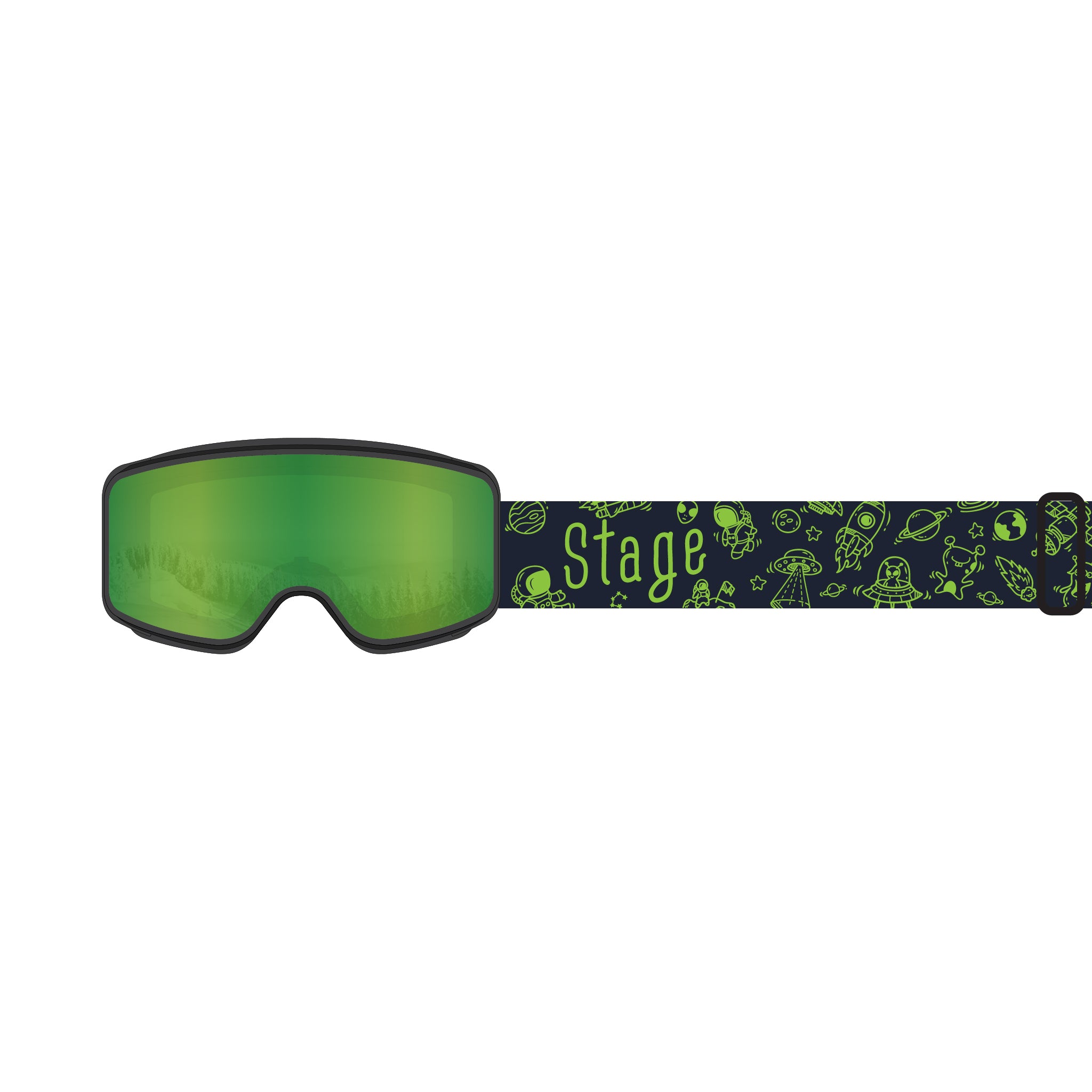 STAGE Cub Kid's Ski Goggle - Youth Ski & Snowboard Goggle (Ages 3-6)