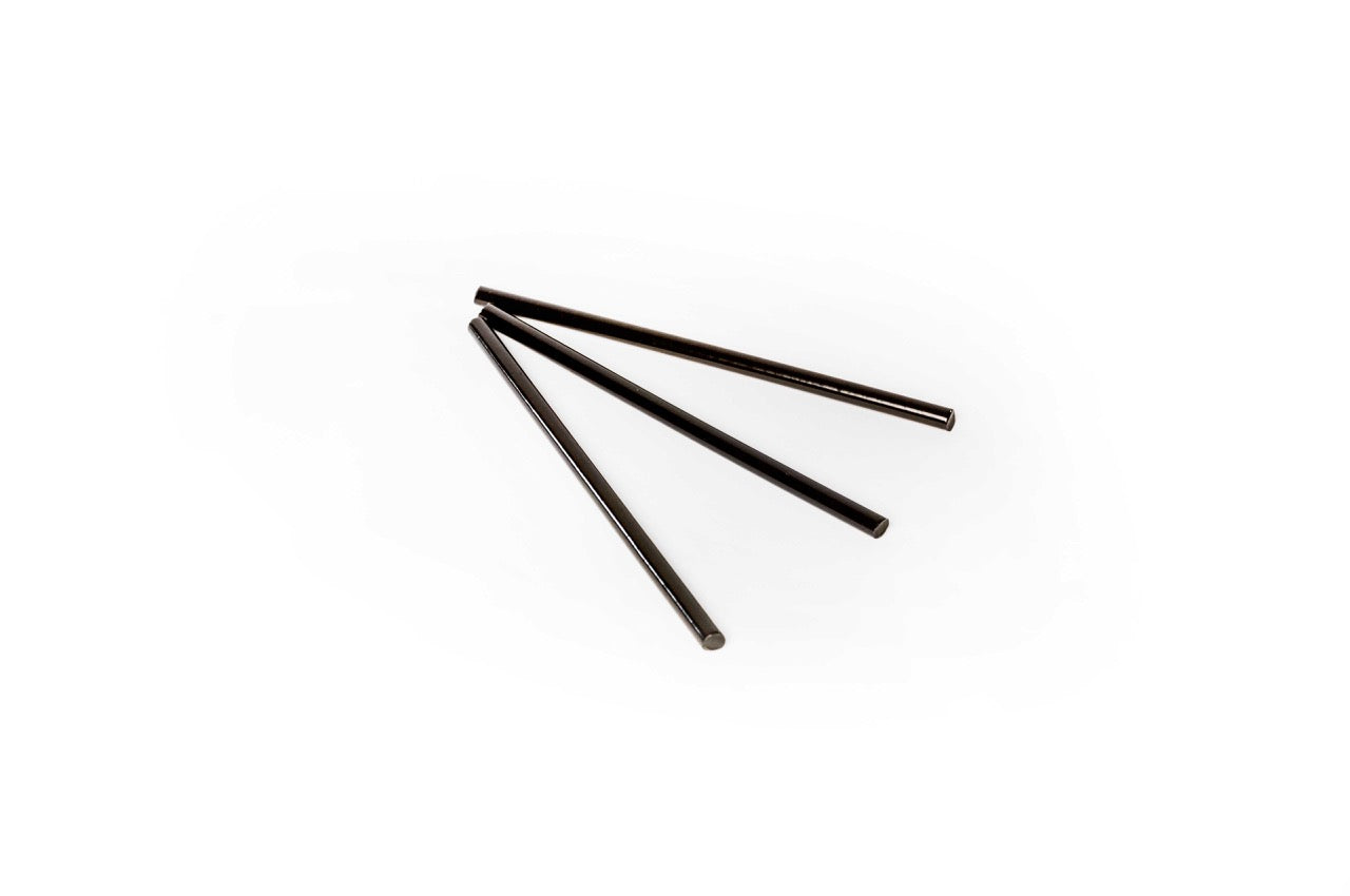 (3) Black P-Tex Candles Polyethylene For ski or snowboard base repair
