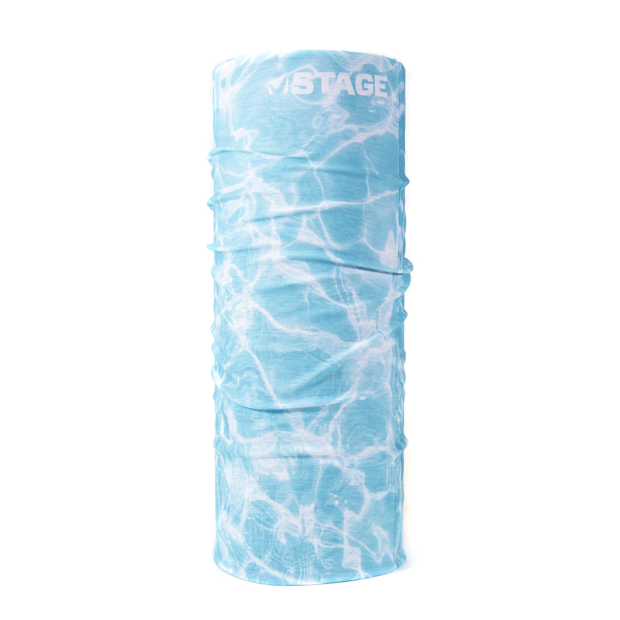100% polyester microfiber. 100% seamless. One size fits most. Protection against the sun.  Protection against the wind. Quick drying.  Weighs 1.1 ounce. Machine washable.