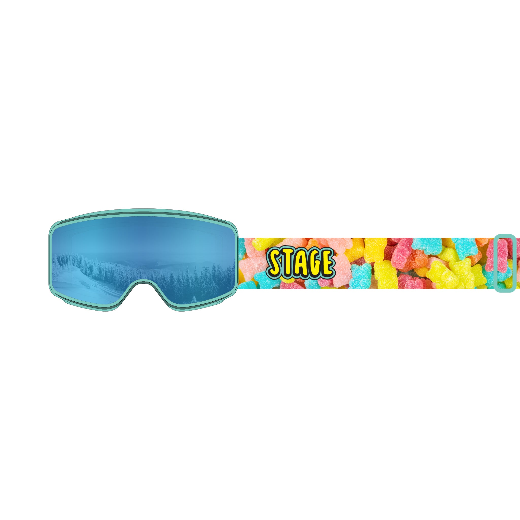 STAGE Cub Kid's Ski Goggle - Youth Ski & Snowboard Goggle (Ages 3-6)