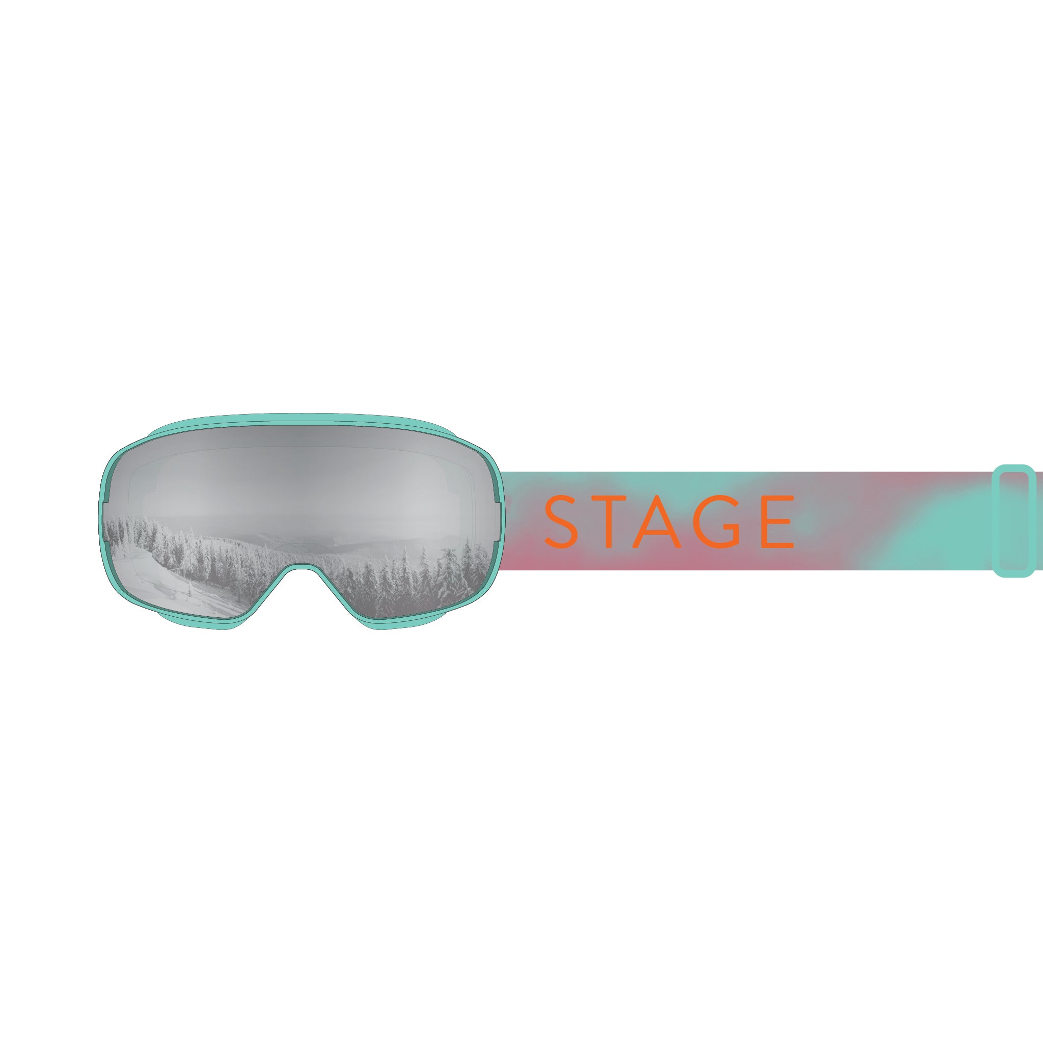STAGE Replay Ski Goggle - Adult Small Ski & Snowboard Goggle - OTG Compatible