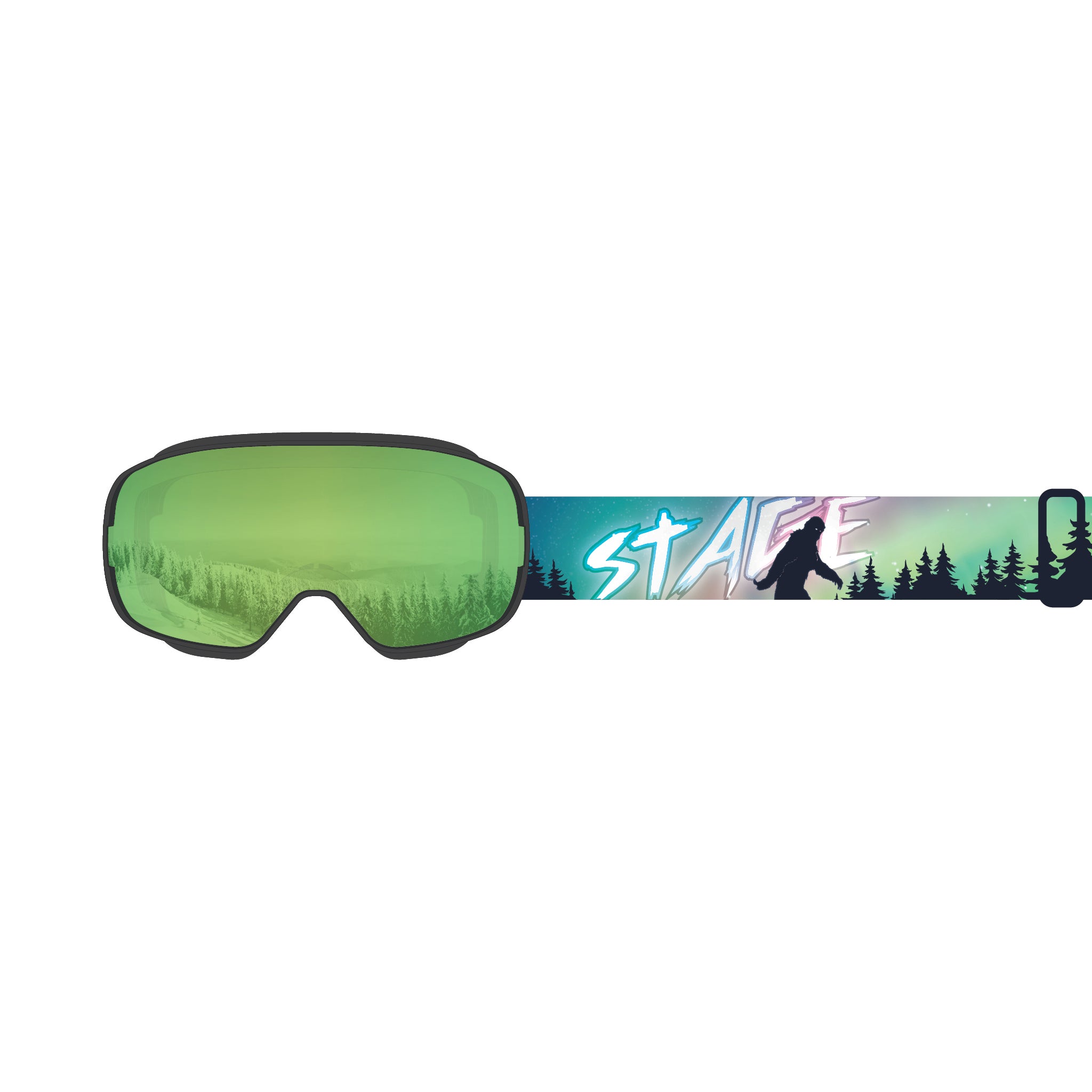 STAGE Replay Ski Goggle - Adult Small Ski & Snowboard Goggle - OTG Compatible