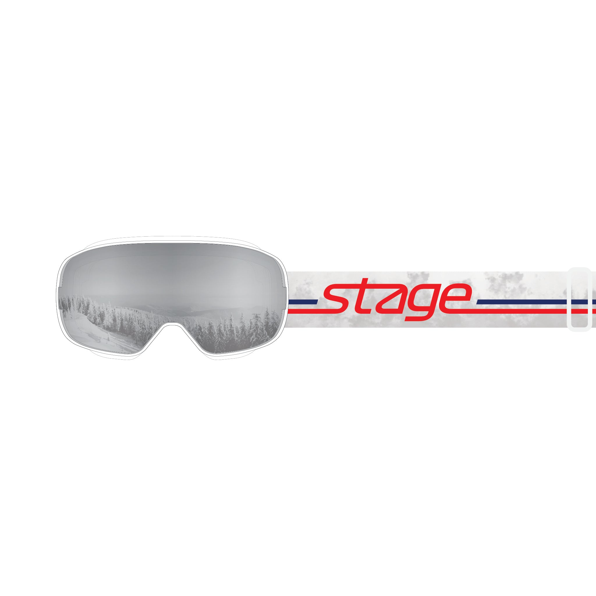 STAGE Replay Ski Goggle - Adult Small Ski & Snowboard Goggle - OTG Compatible