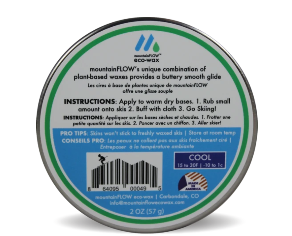 Mountain Flow Eco-Wax - Warm Quick Wax - 2oz