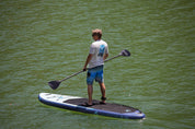 60% Carbon Fiber Composite Shaft reduces weight and adds stiffness Durable PP+Fiber Blades (a blend of polypropylene and fiberglass) Double Paddle Adjusts between 112" to 156" to fit paddlers 5'2 to 6'3 Double Paddle Weighs 3 lbs., 3 oz. Singe Paddle Adjusts from 75 inches to over 90 inches in length! Single Paddle Weighs 2 lbs, 2 oz.