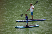 The J8 Junior Cruiser is the perfect SUP board the little adventurers! The smaller dimensions offer a more manageable and lightweight design to make sure your little ones are safe and having fun on the water. The J8 Cruiser is made with super durable and long lasting military grade 2-ply PVC, as well as drop stitch technology which makes an inflatable just as rigid and stable as a hard board.