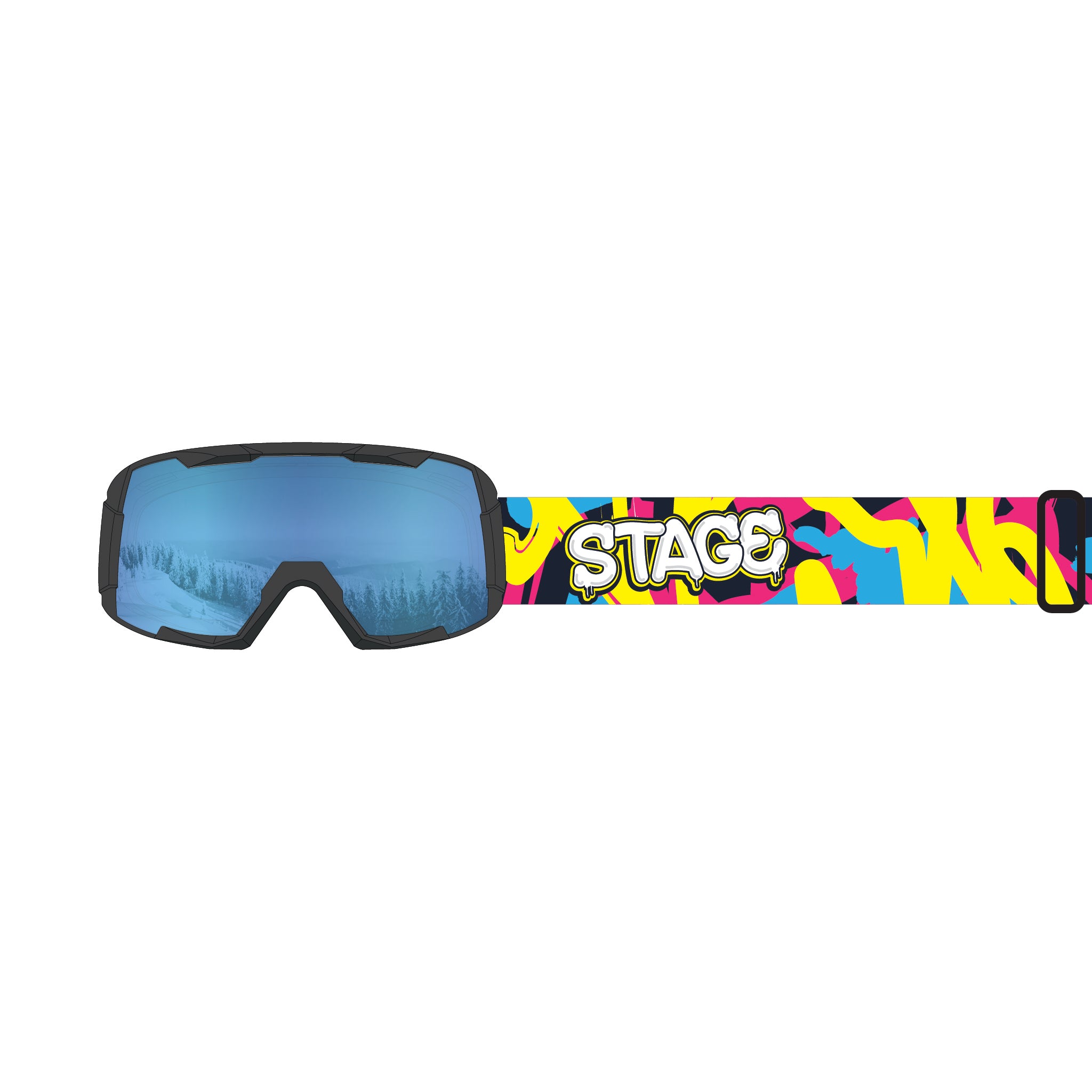 STAGE Punk Jr. Ski Goggle - Youth Ski & Snowboard Goggle (Ages 5-10)