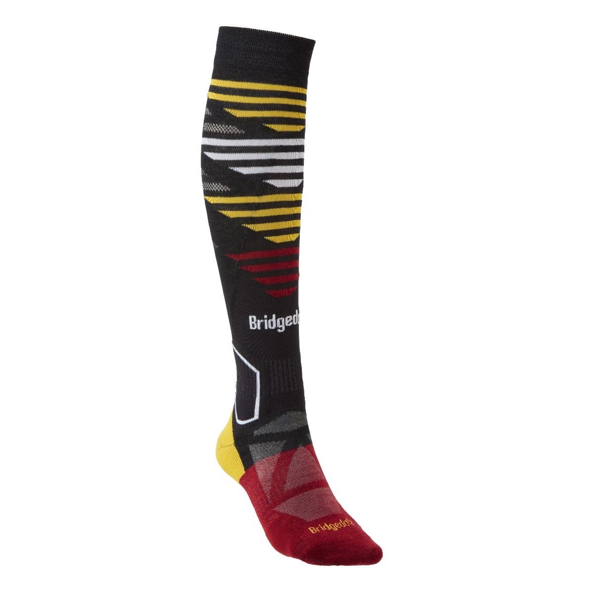 Bridgedale - Lightweight Merino Performance - Ski Sock - Graphite/Red