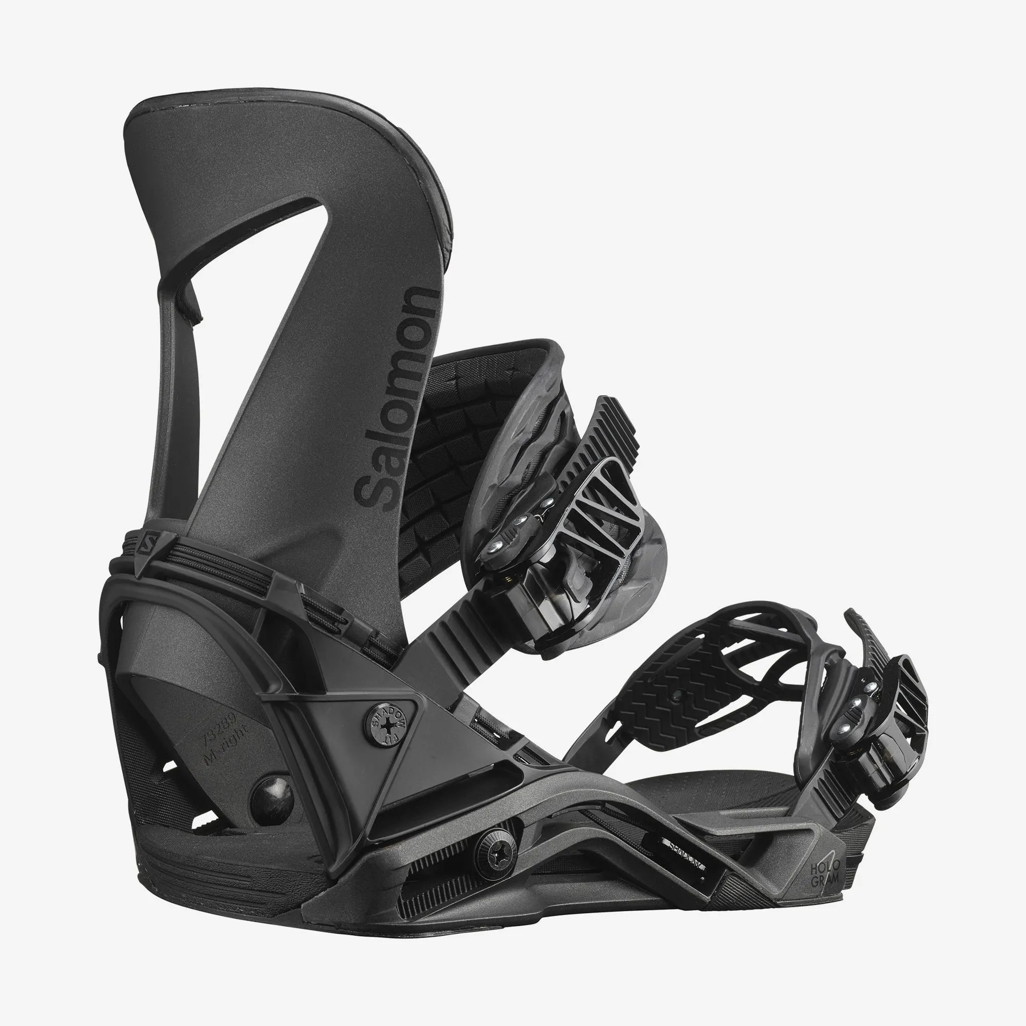 The Hologram binding features a freestyle focused, asymmetric design with unmatched comfort using our latest technology. Shadowfit breaks the barrier of a conventional heelcup, allowing for consistent flex and natural connection. Strategically placed Optivibe absorbs shock and provides a reactive area underfoot for all-day comfort and performance.